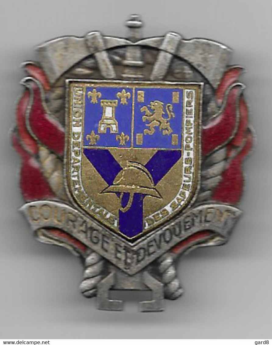 Insigne De L'Union Départementale Des Sapeurs Pompiers - Pompieri