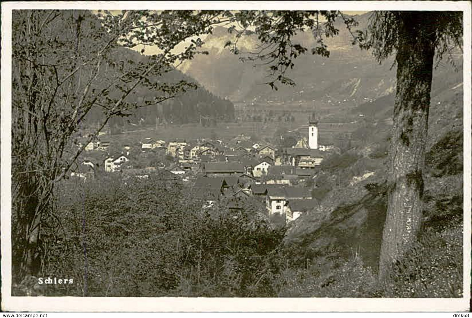 SVITZERLAND - SCHIERS - PANORAMA - VERLAG CHRISTIAN FLURY - 1950s  (14304) - Schiers