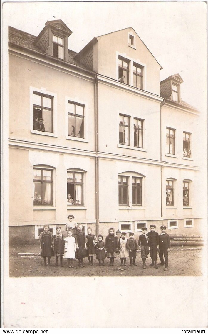 LAUTER Bei Aue Erzgebirge Original Private Fotokarte Gelaufen Als 7.12.1912 Soldatenbriefkarte Handschriftlich TOP-Erhal - Aue