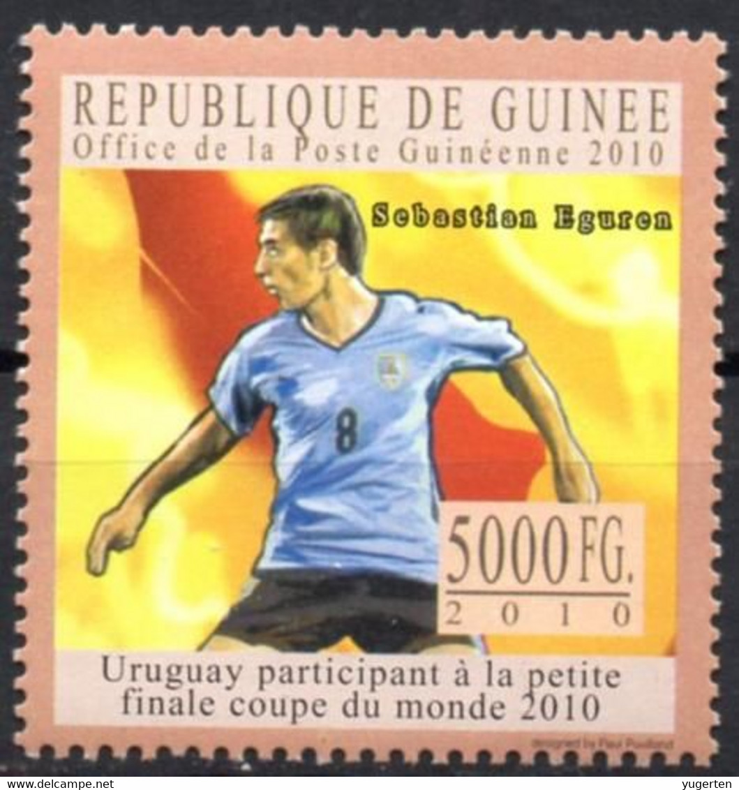 GUINEA 2010 - 1v - MNH -  Sebastian Eguren - Uruguay - Football Fußball Fútbol Soccer Calcio Voetbal Futebol - World Cup - 2010 – South Africa