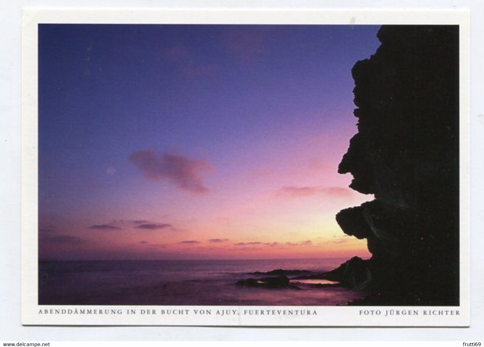 AK 075104 SPAIN - Fuerteventura - Abenddämmerung In Der Bucht Von Ajuy - Fuerteventura