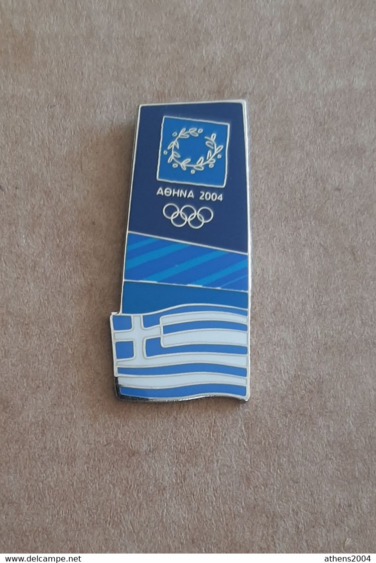 Athens 2004 Olympic Games - Greek Flag Pin #3 - Jeux Olympiques