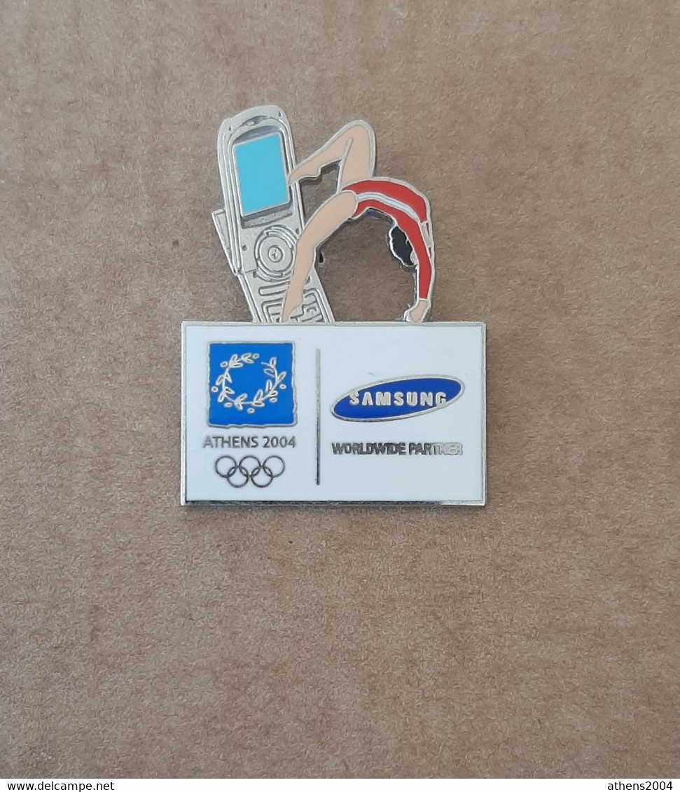 Athens 2004 Olympic Games, Samsung Sponsor, Gymnastics Sport Pin - Jeux Olympiques