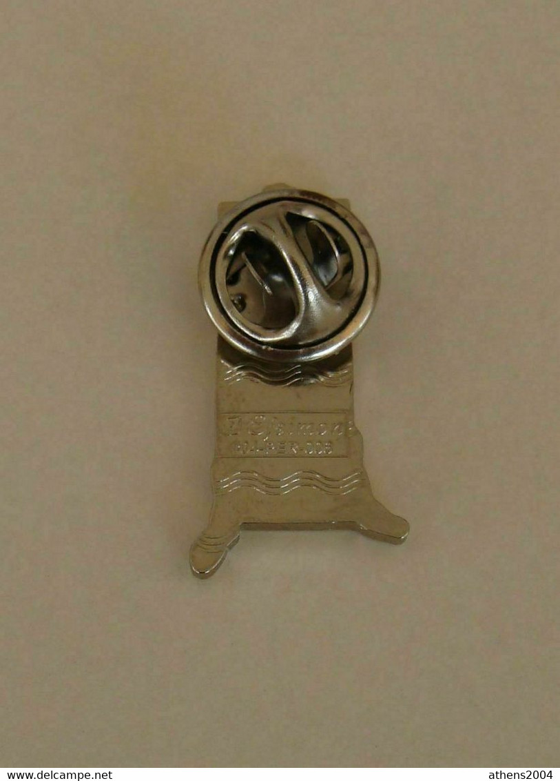 Athens 2004 Olympic Games - Boxing Pin From Municipality Peristeri,the City Of Boxing / White Boxer Pin - Jeux Olympiques