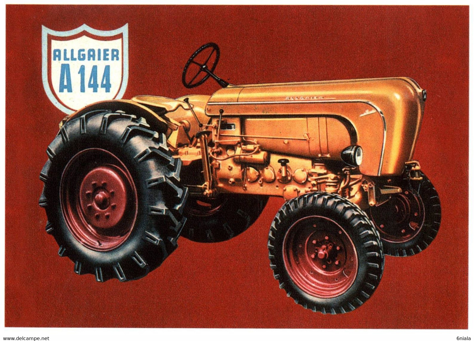 12565 ALLGAIER A144   TRACTEURS  Tracteur Matériel Agricole N° 118  éditions Centenaire .  (Recto Verso) - Tracteurs