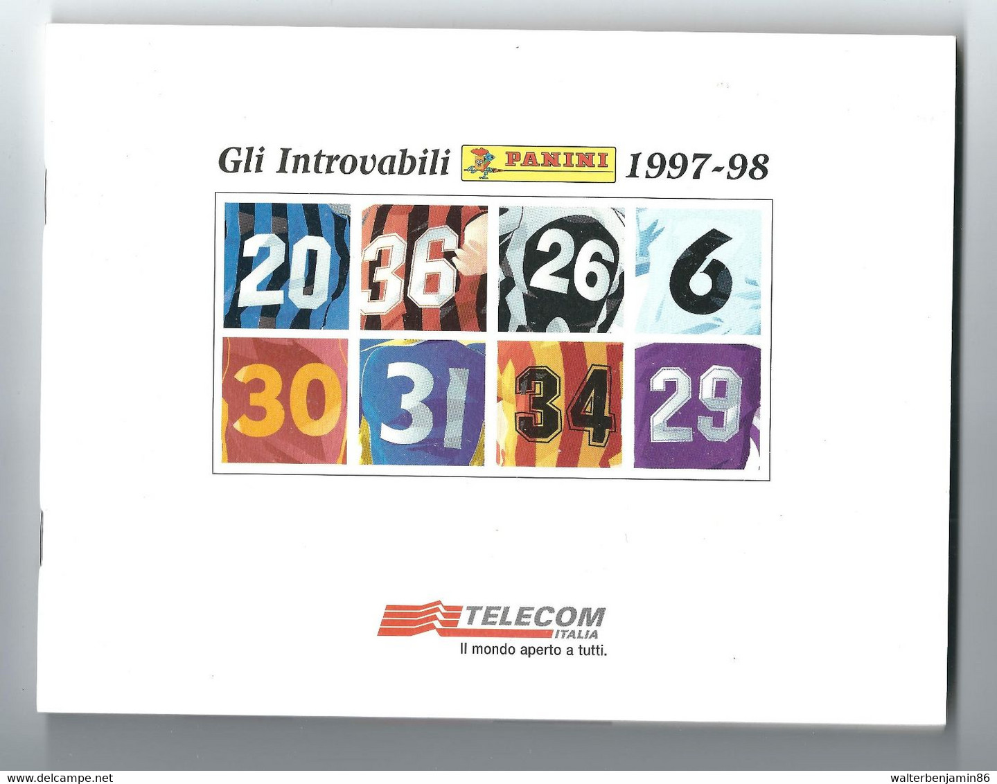 COFANETTO TELECOM + 2 FOLDER + 12 SCHEDE NUOVE INTROVABILI E CANNONIERI PANINI - Collezioni