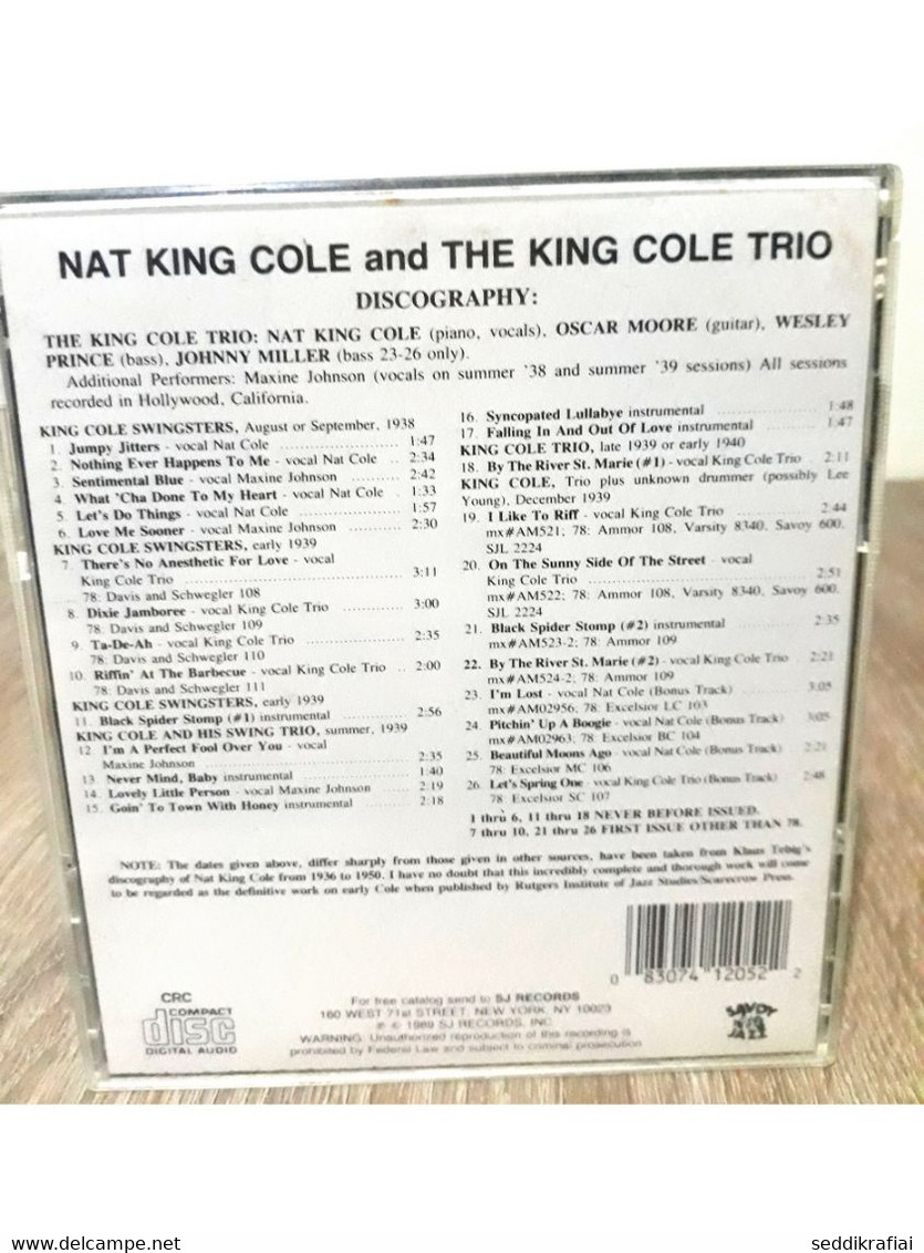 NAT KING COLE AND THE KING COLE TRIO CD AUDIO 1989s - Editions Limitées