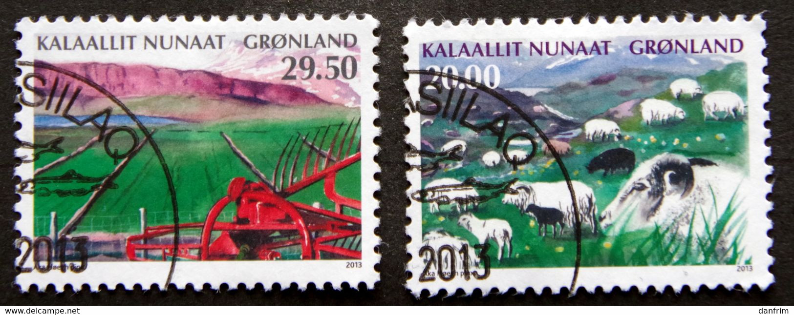 Greenland 2013  Agriculture  Minr.640-41   (lot H 102 ) - Oblitérés