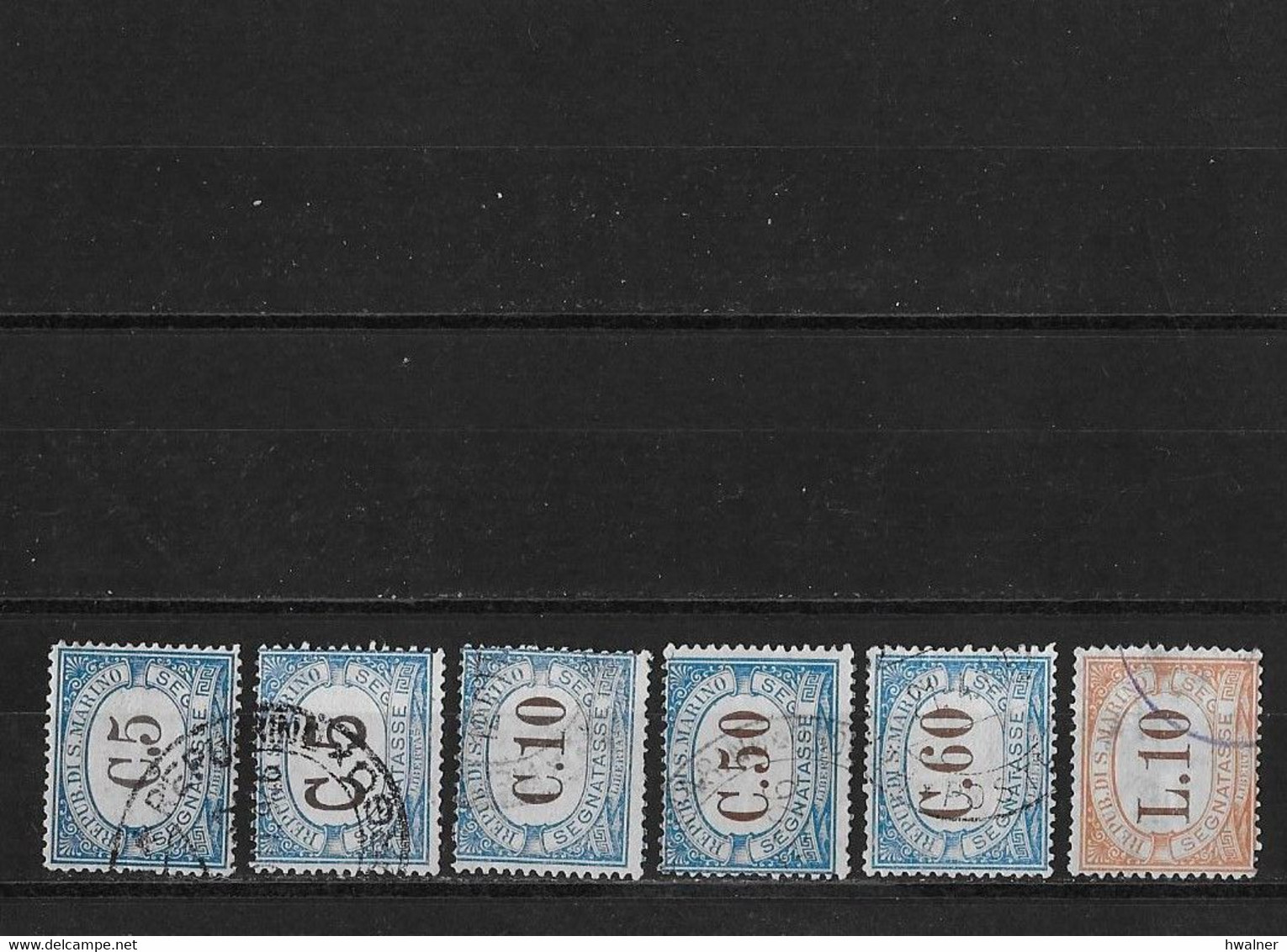 Saint Marin Lot 2 Taxes O. - Timbres-taxe