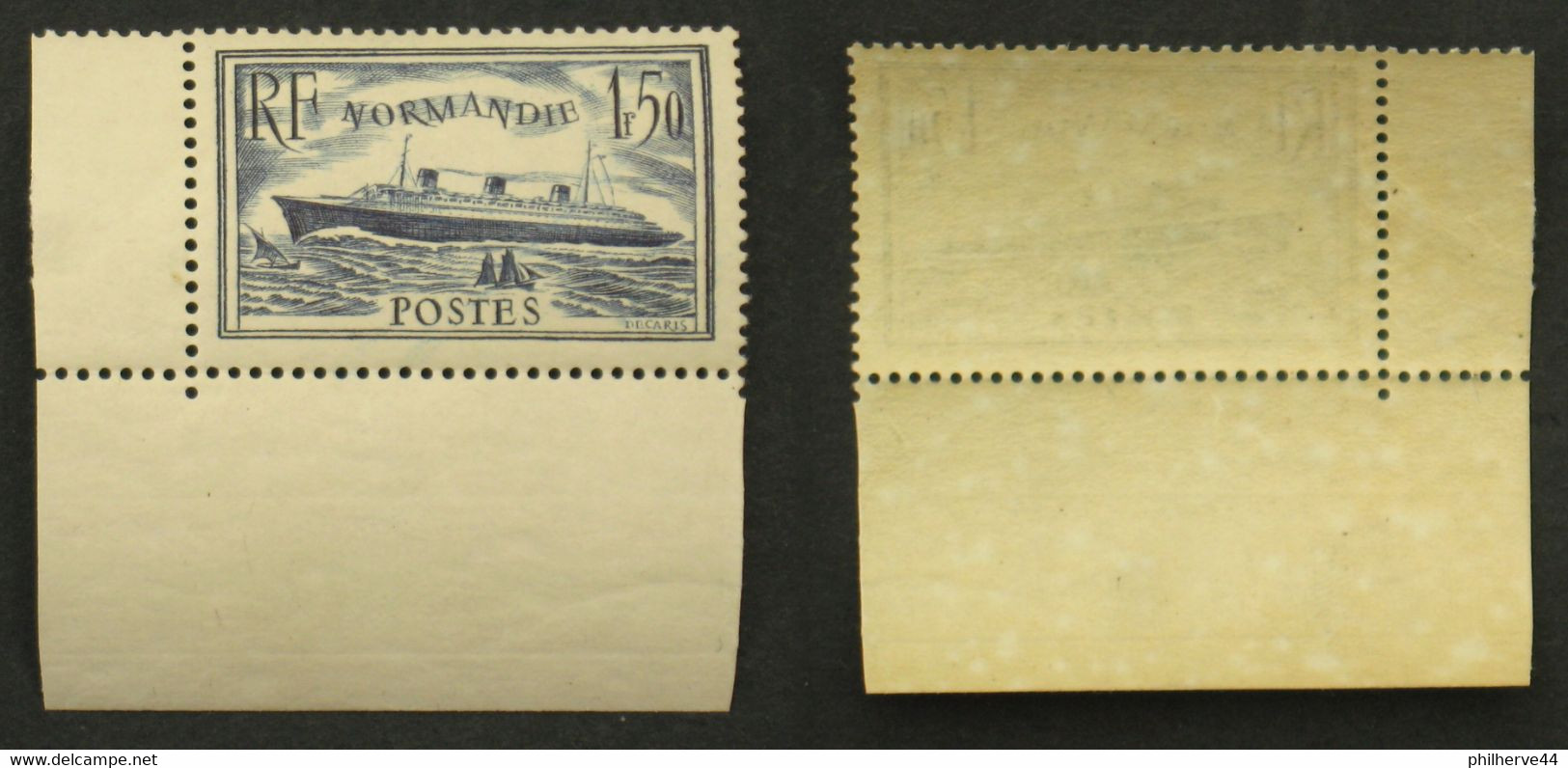 N° 299 NORMANDIE BLEU Neuf N** TB Cote 35€ - Nuevos