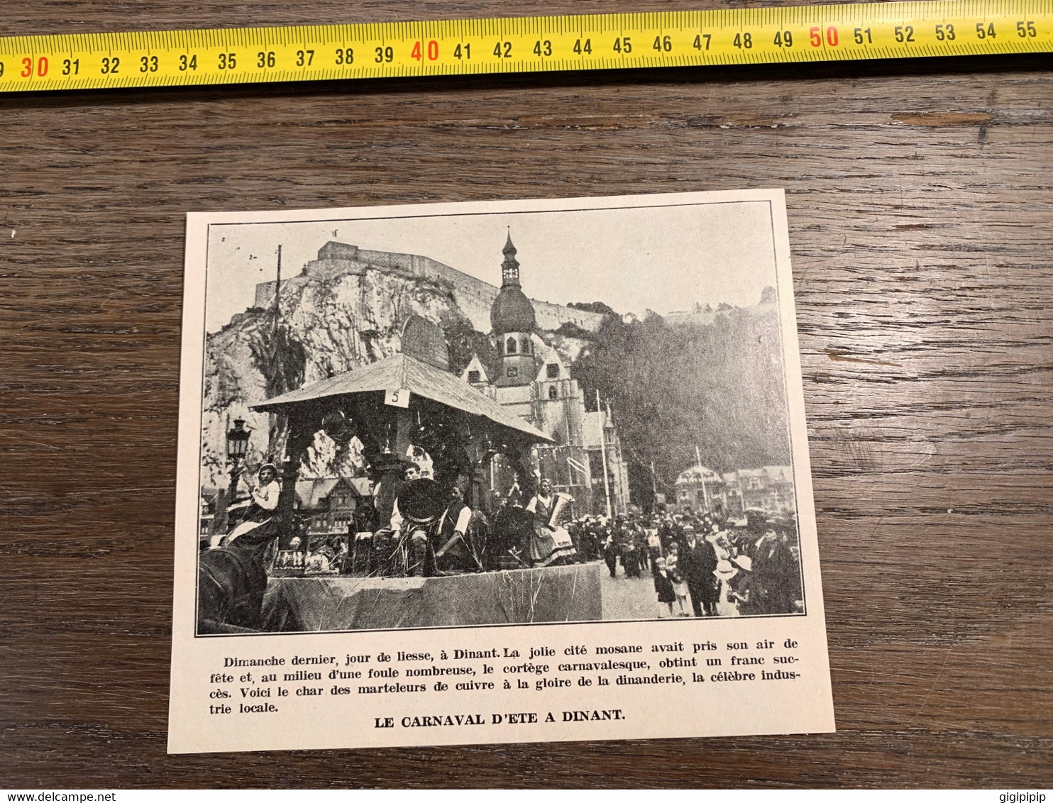 1936 PATI2  CARNAVAL D ETE A DINANT Cortège Carnavalesque, - Collections