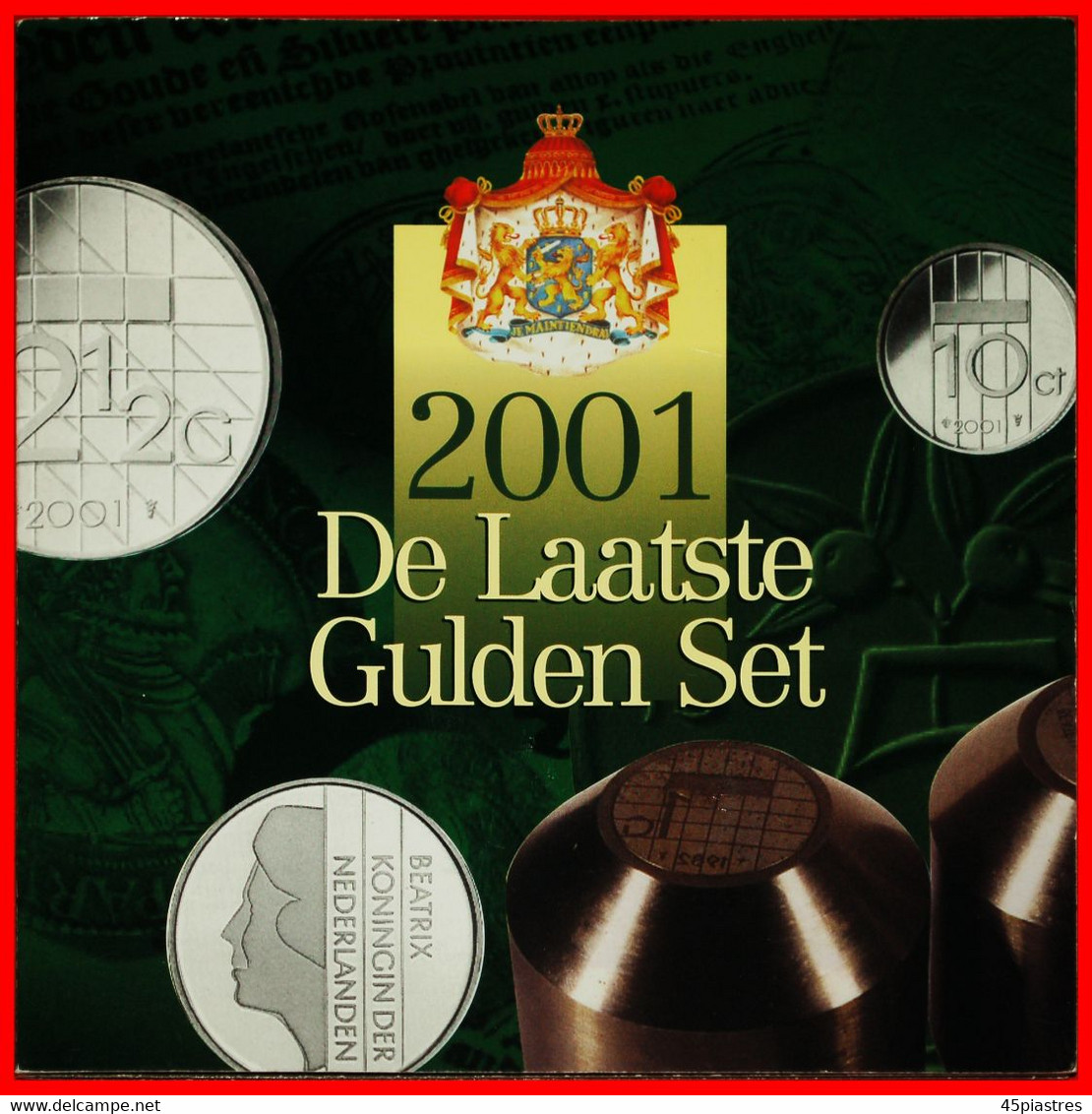 * BEATRIX (1980-2013): NETHERLANDS ★ SET 2001 THE LAST GULDEN SET! LOW START ★ NO RESERVE! - Collections
