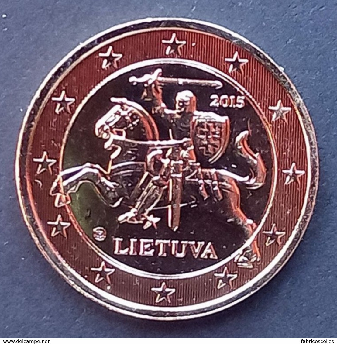 Lituanie - 2 Euros 2015 Doré - Litauen