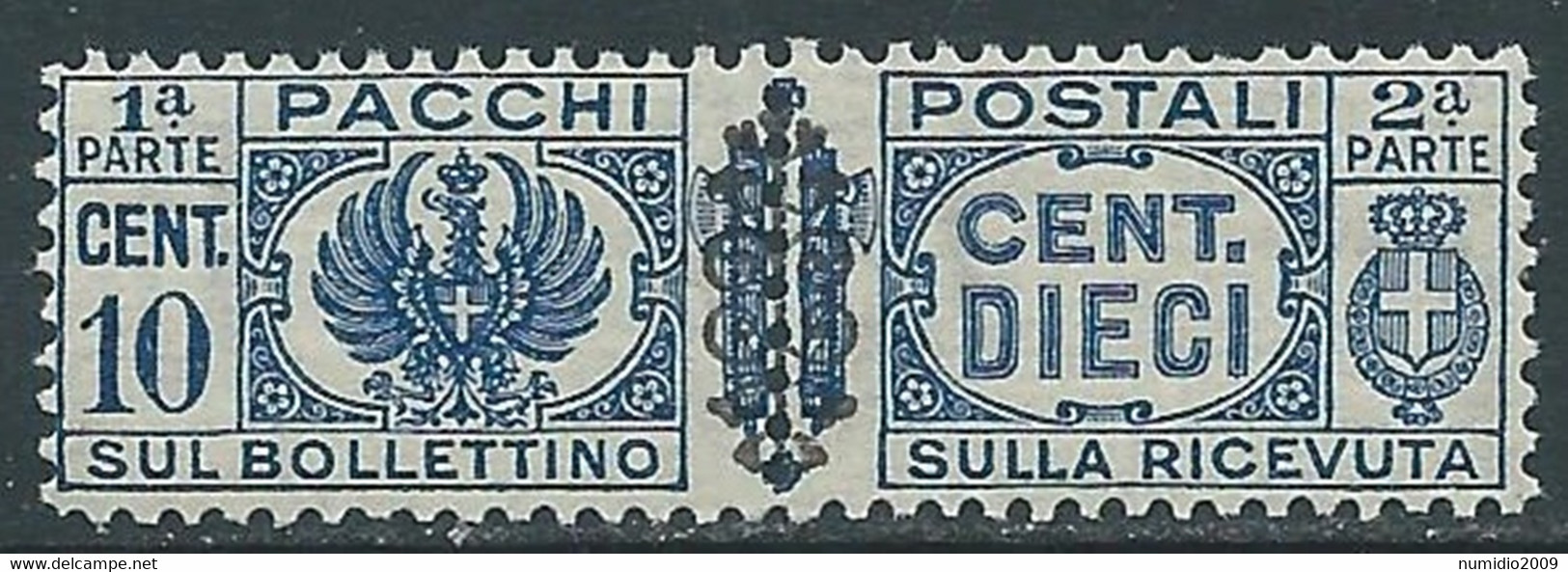 1945 LUOGOTENENZA PACCHI POSTALI 10 CENT MNH ** - RB14-2 - Colis-postaux