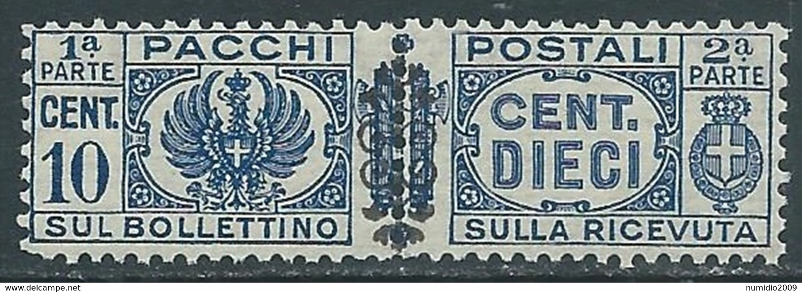 1945 LUOGOTENENZA PACCHI POSTALI 10 CENT MNH ** - RB14-7 - Colis-postaux