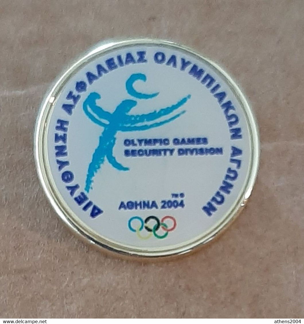 Athens 2004 Olympic Games, Security Pin - Jeux Olympiques