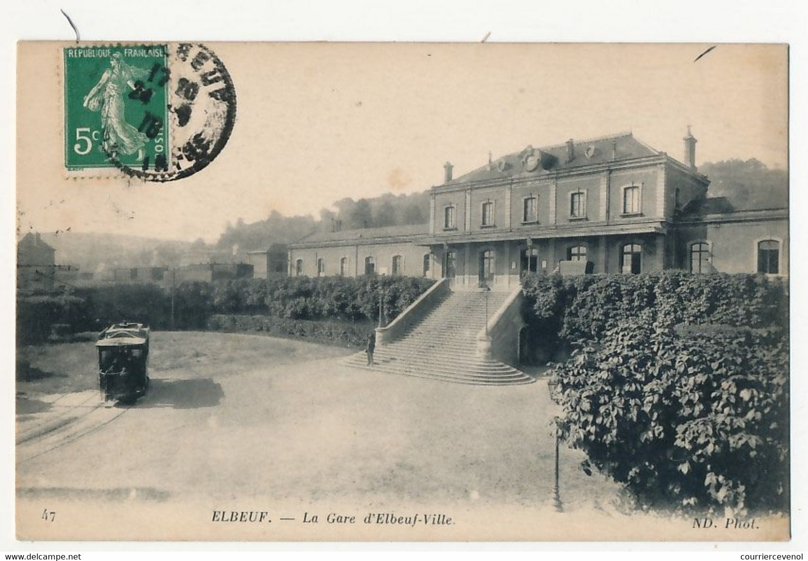 CPA - ELBEUF (Seine Maritime) - La Gare D'Elbeuf-Ville - Elbeuf