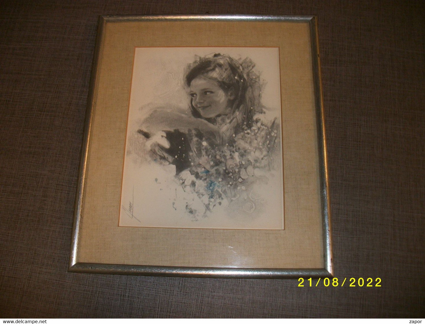 2 Houtskooltekeningen / Charcoal Drawings - Signed "Murray" - Little Boy And Girl - Dessins