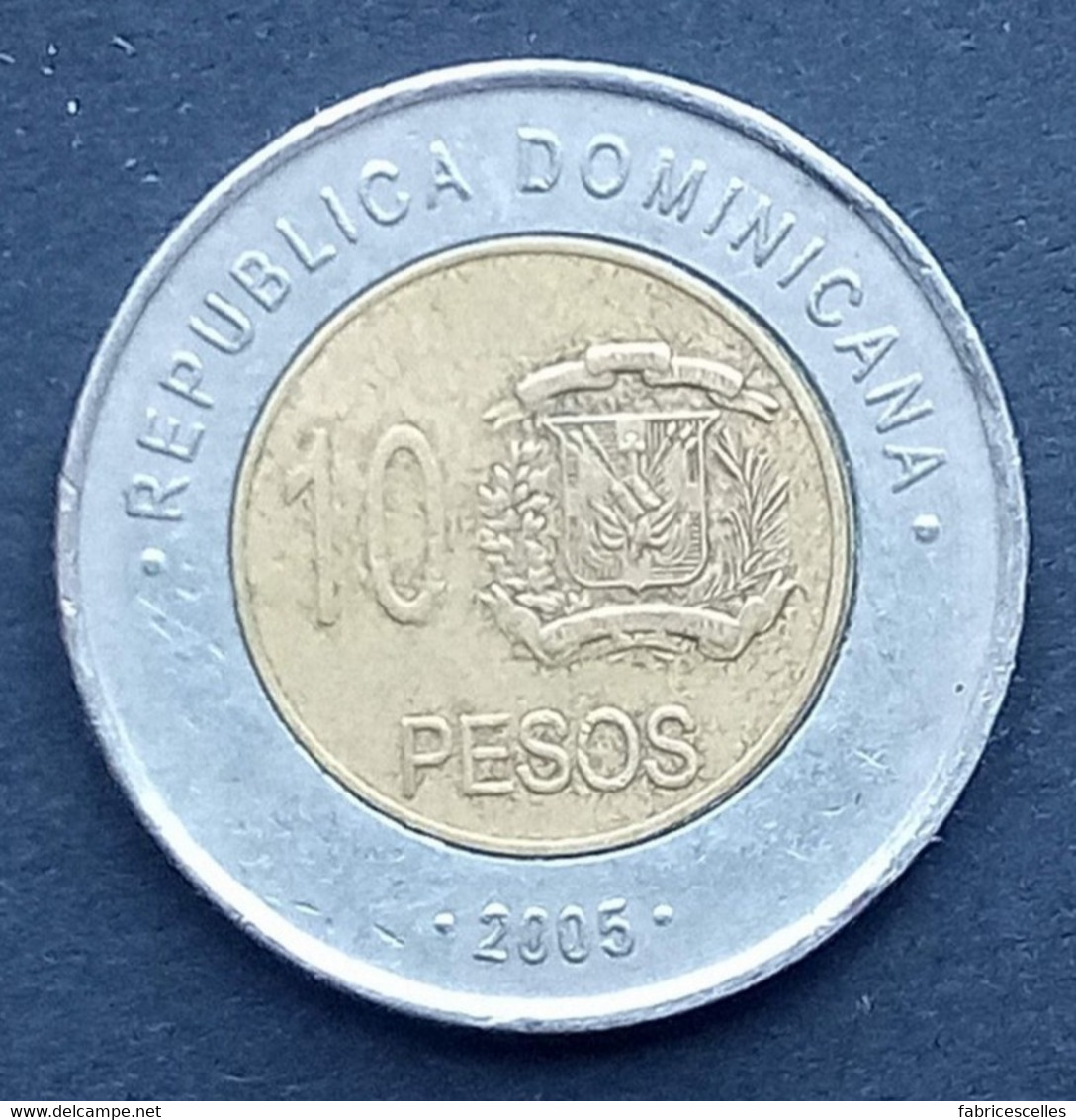 République Dominicaine - 10 Pesos 2005 - Dominicaanse Republiek