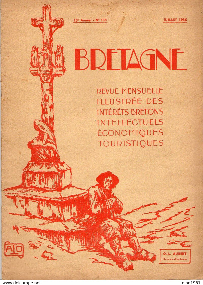 VP20.350 - SAINT - BRIEUC X RENNES 1936 - Revue Mensuelle / Bretagne / Directeur - Fondateur O,- L. AUBERT - 1900 - 1949