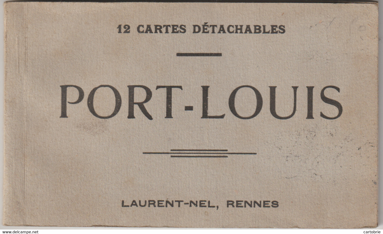 Dépt 56 - PORT-LOUIS - Album Carnet De 11 Cartes Postales Édition LAURENT-NEL - Port Louis