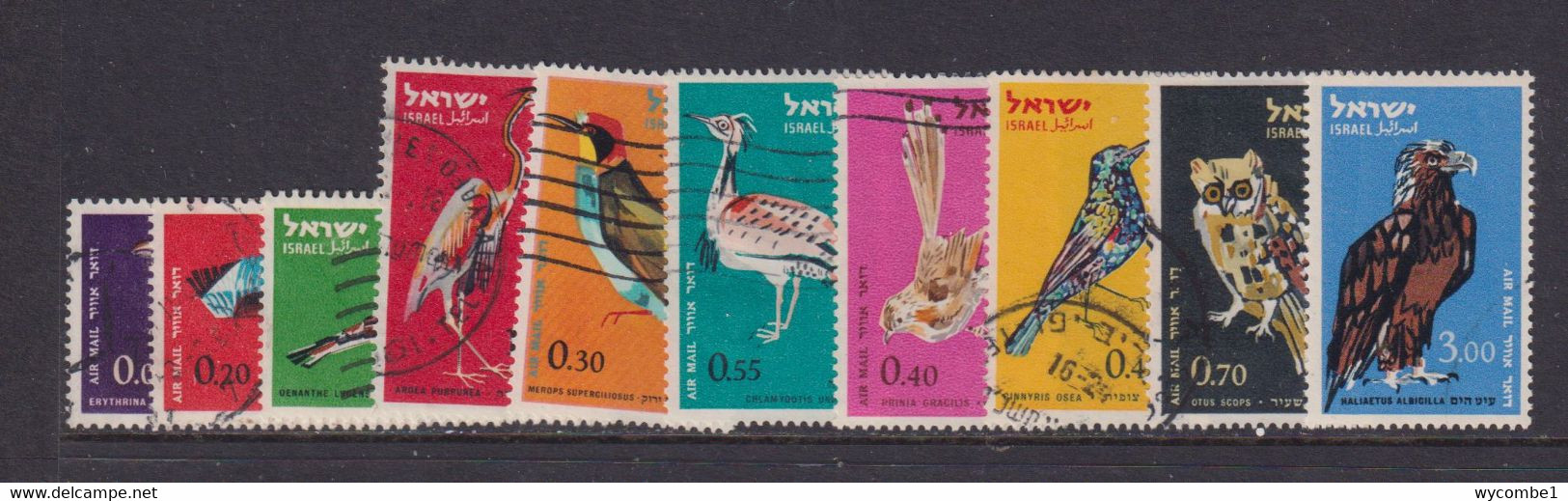 ISRAEL - 1963 Air Birds Set Used As Scan - Oblitérés (sans Tabs)
