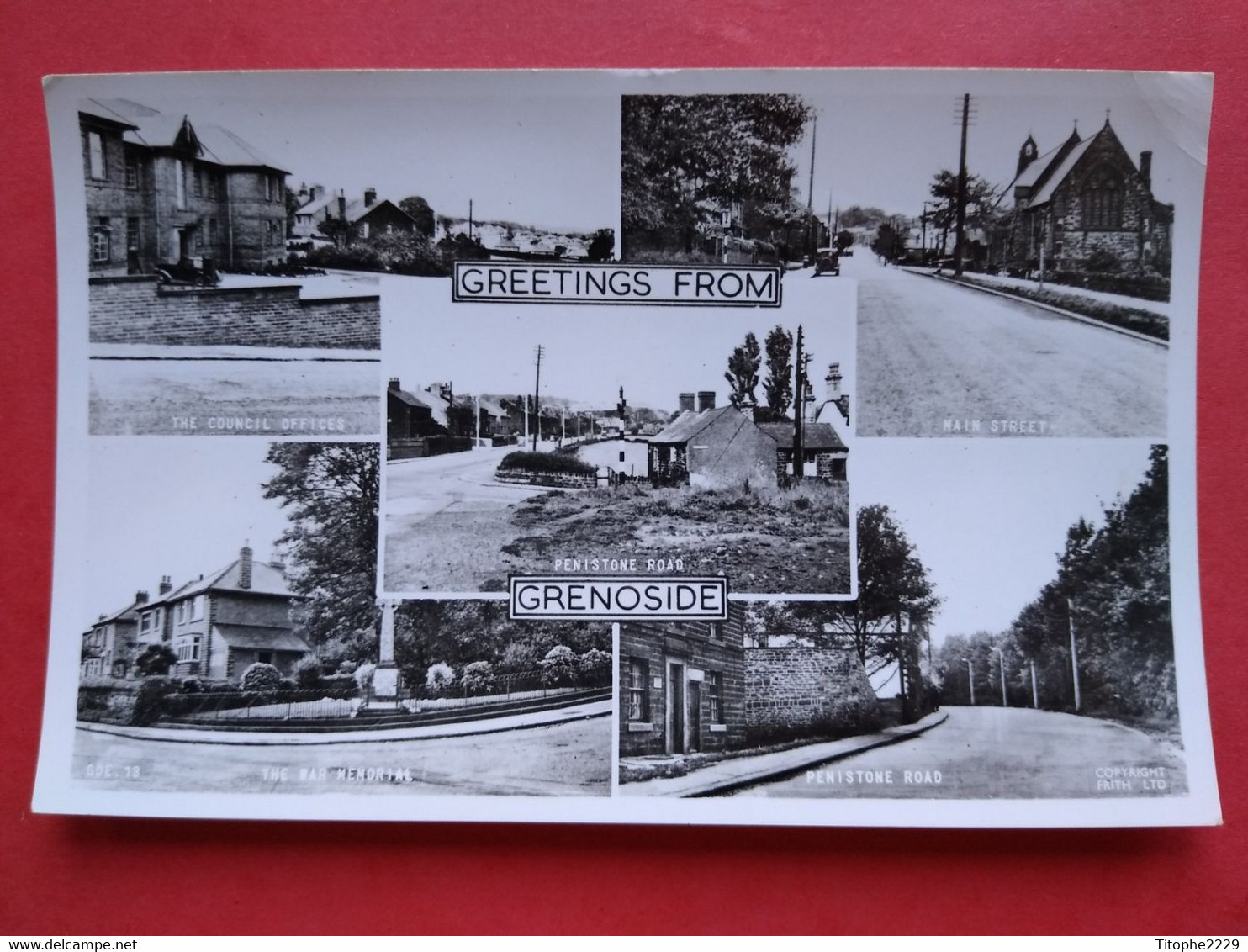 GRENOSIDE - Greetings From Grenoside: Main Street, Penistone Road, The War Memorial, The Council Offices - Sheffield
