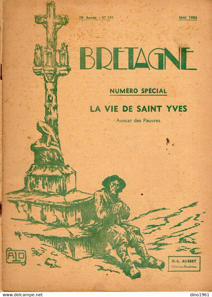 VP20.353 - SAINT - BRIEUC X RENNES 1936 - Revue Mensuelle / Bretagne / Directeur - Fondateur O,- L. AUBERT - 1900 - 1949