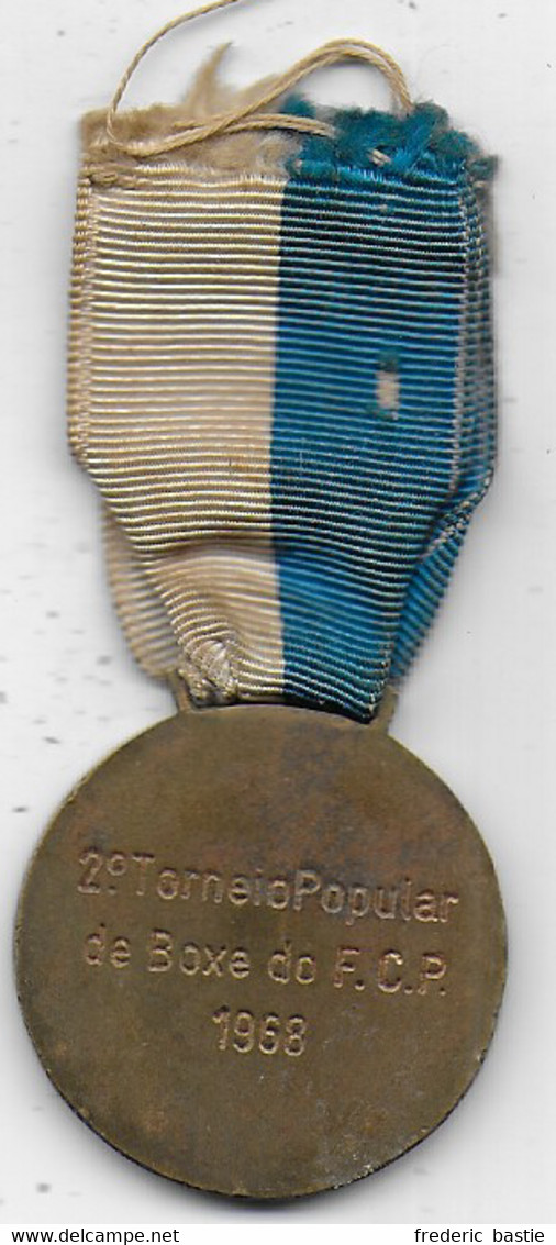 Portugal - Médaille Futebol  Clube Do Porto - 2e Torneio Popular De Boxe 1968 - Autres & Non Classés