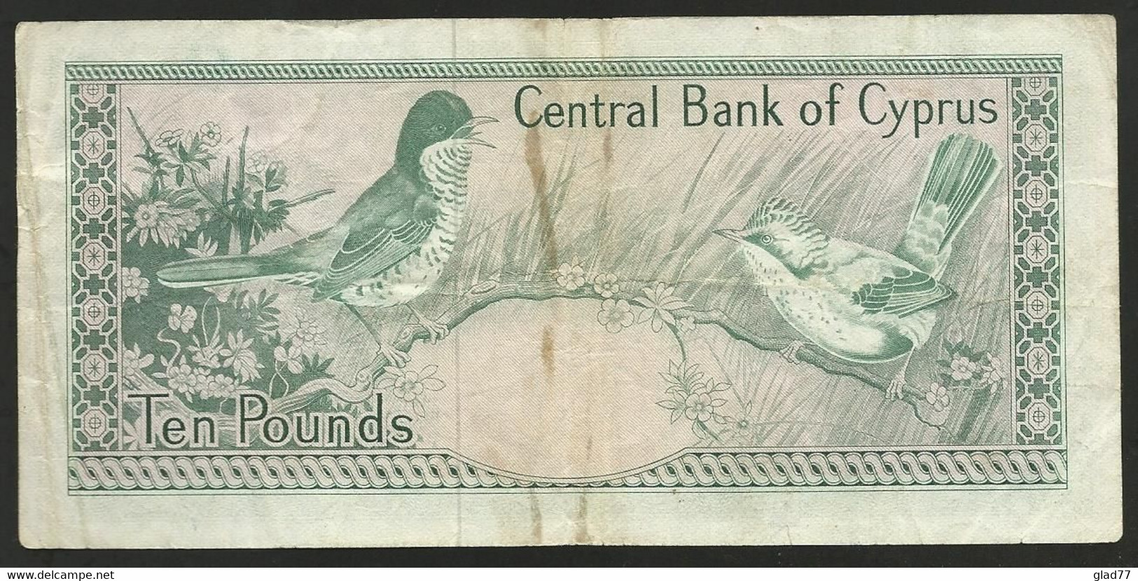 Cyprus  10 POUNDS 1.5.1978  Rare! - Cyprus