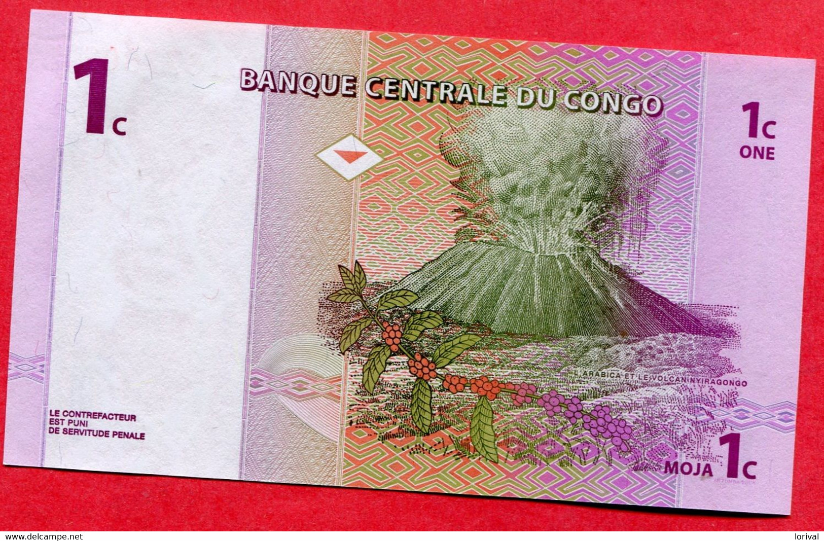 1 Centime 1997 Neuf 3 Euros - République Du Congo (Congo-Brazzaville)