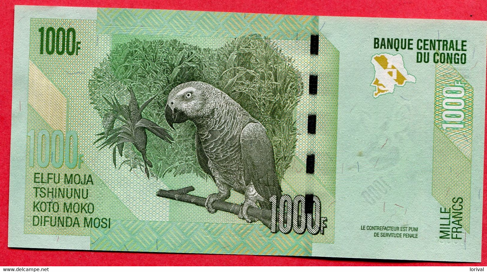 1000 Francs 2013 Neuf 3 Euros - Republic Of Congo (Congo-Brazzaville)