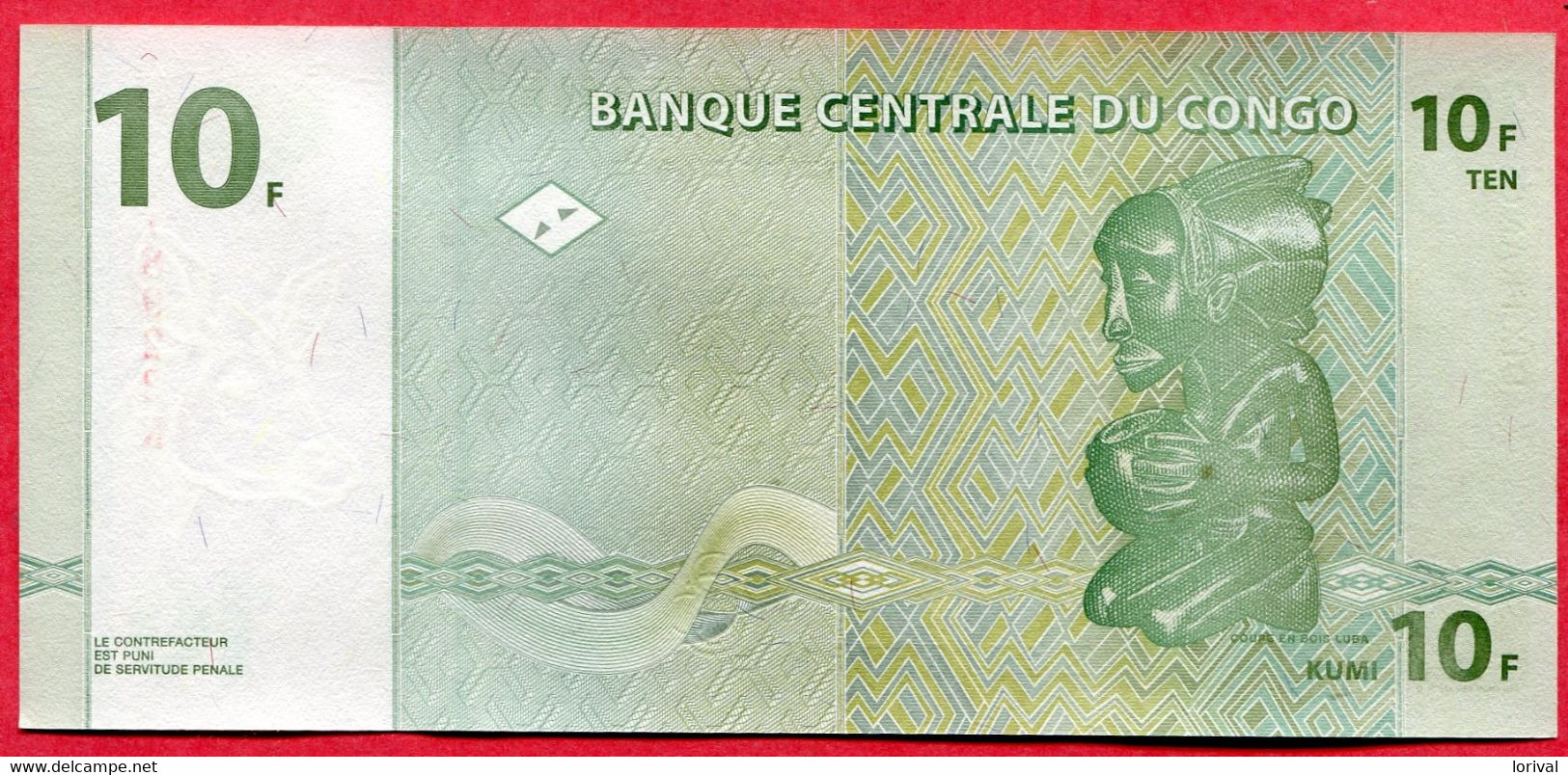 10 Francs 1997 Neuf 3 Euros - République Du Congo (Congo-Brazzaville)