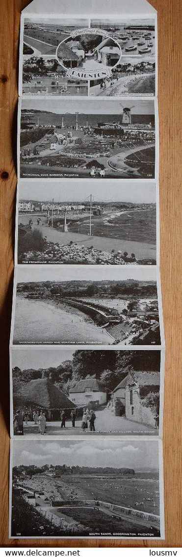 6 Views Of Paignton - Greetings Letter Card - Promenade - Goodrington Sands - Cokington Forge ...  - (n°23859) - Paignton