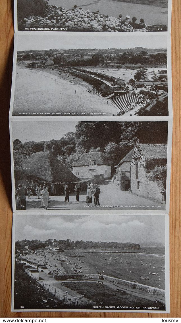 6 Views Of Paignton - Greetings Letter Card - Promenade - Goodrington Sands - Cokington Forge ...  - (n°23859) - Paignton