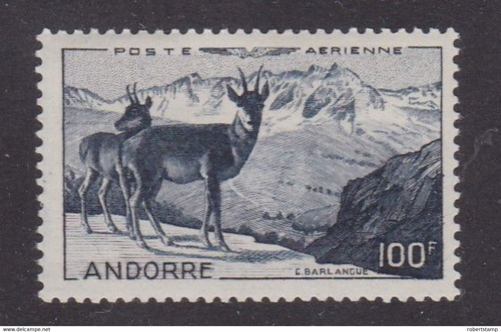 ANDORRA FRANCESA 1950 - Airmail -MNH. - Poste Aérienne