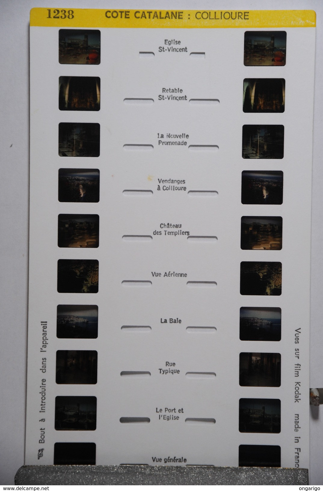 LESTRADE :  1238 COTE CATALANE : COLLIOURE - Visionneuses Stéréoscopiques