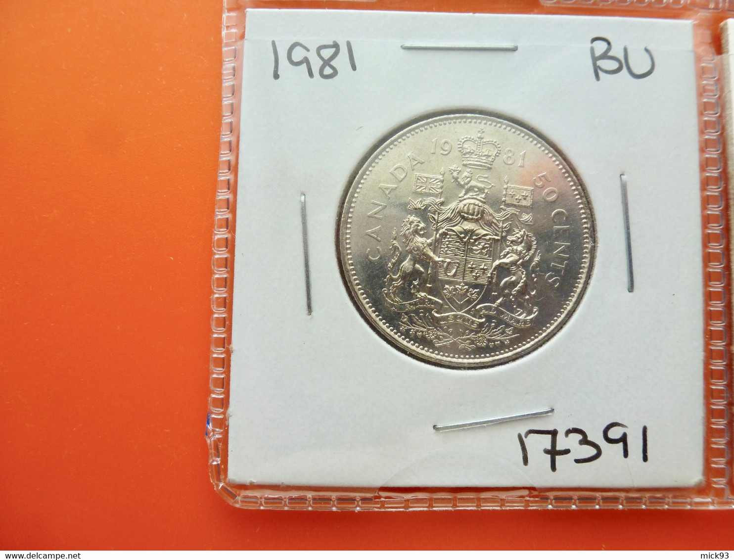 Canada Piece 50 C  BU 1981 - Otros – América