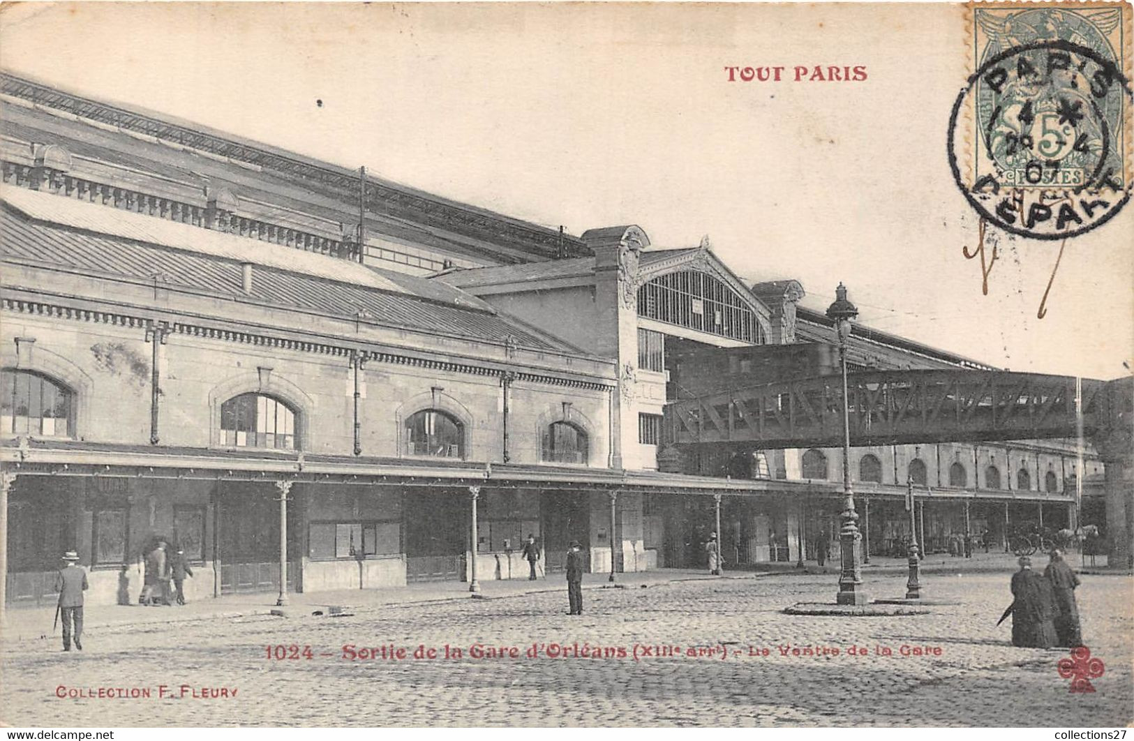 PARIS-75013- TOUT PARIS- SORTIE DE LA GARE D'ORLEANS LE VENTRE DE LA GARE - Arrondissement: 13