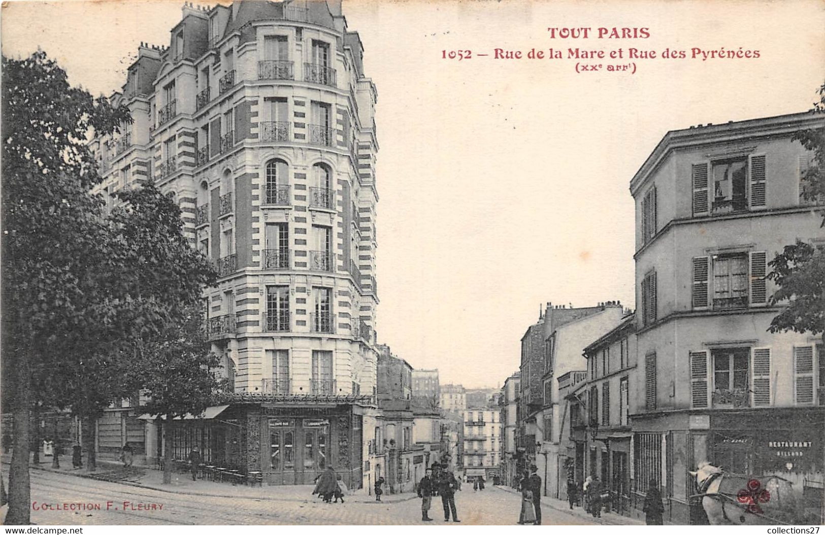 PARIS-75020- TOUT PARIS- RUE DE LA MARE ET RUE DES PYRENEES - Arrondissement: 20