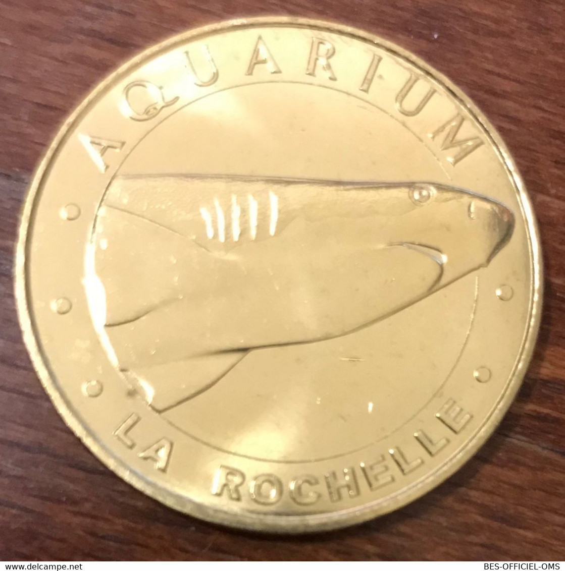 17 LA ROCHELLE AQUARIUM LE REQUIN MDP 2019 MEDAILLE SOUVENIR MONNAIE DE PARIS JETON TOURISTIQUE MEDALS COINS TOKENS - 2019