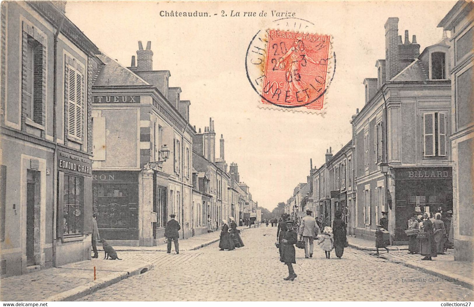 28-CHATEAUDUN- RUE DE VARIZE - Chateaudun