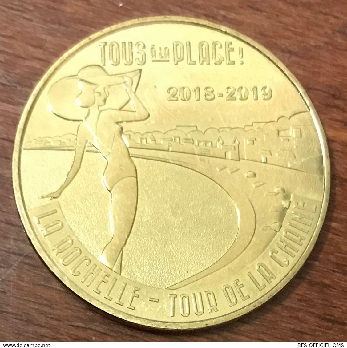 17 LA ROCHELLE TOUS À LA PLAGE MDP 2018 MEDAILLE SOUVENIR MONNAIE DE PARIS JETON TOURISTIQUE MEDALS COINS TOKENS - 2018