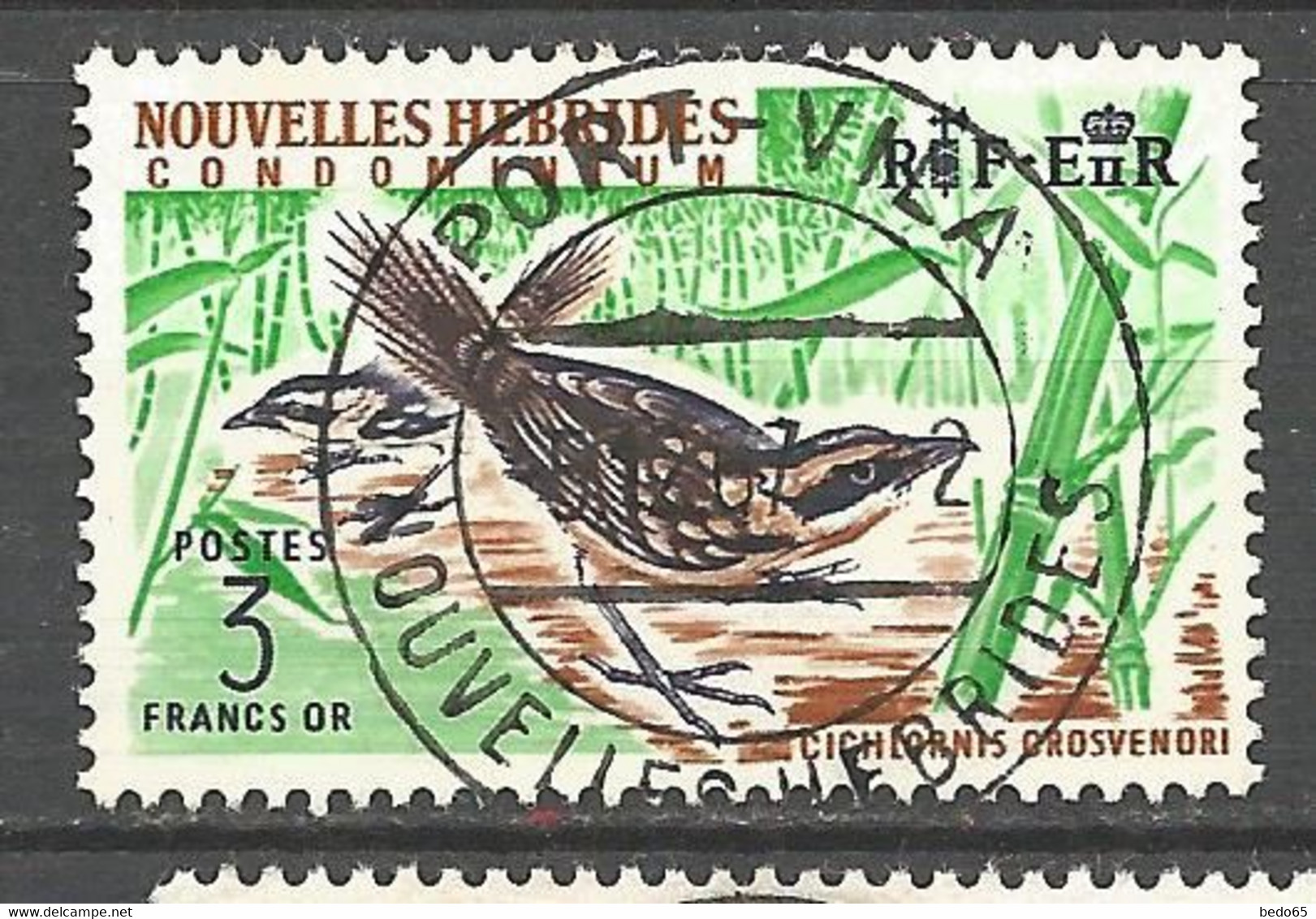 NOUVELLE-HEBRIDES N° 218 CACHET PORT-VILA - Gebraucht