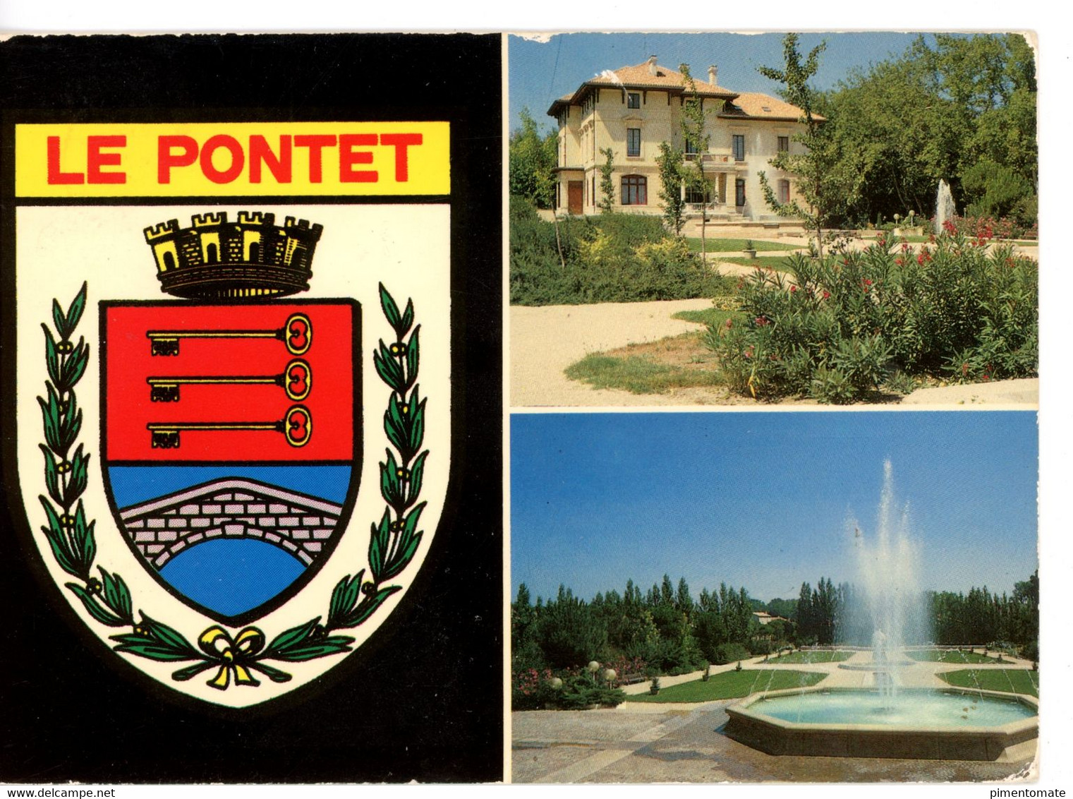 LE PONTET HOTEL DE VILLE LE JARDIN 1994 - Le Pontet