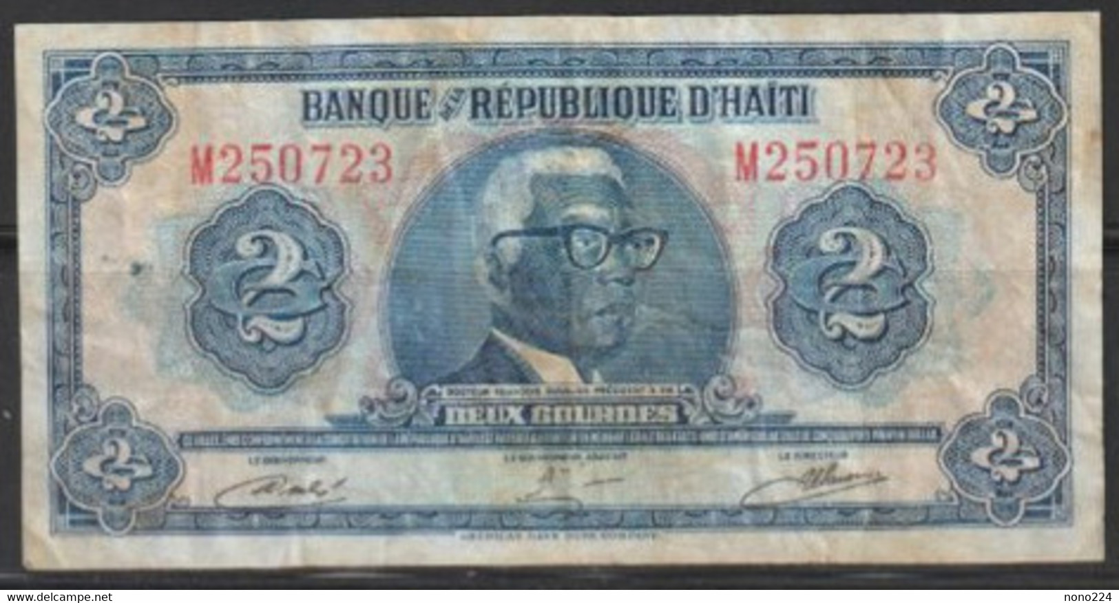 Billet ( Haiti. 2 Gourdes ) - Haiti