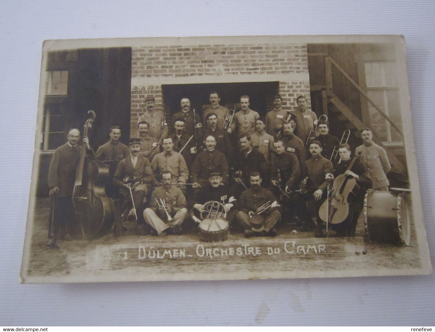 Dülmen ( Camp En Allemagne ) Orchestre Du Camp ____ Camp De Prisonniers   Guerre 14 18 - Duelmen