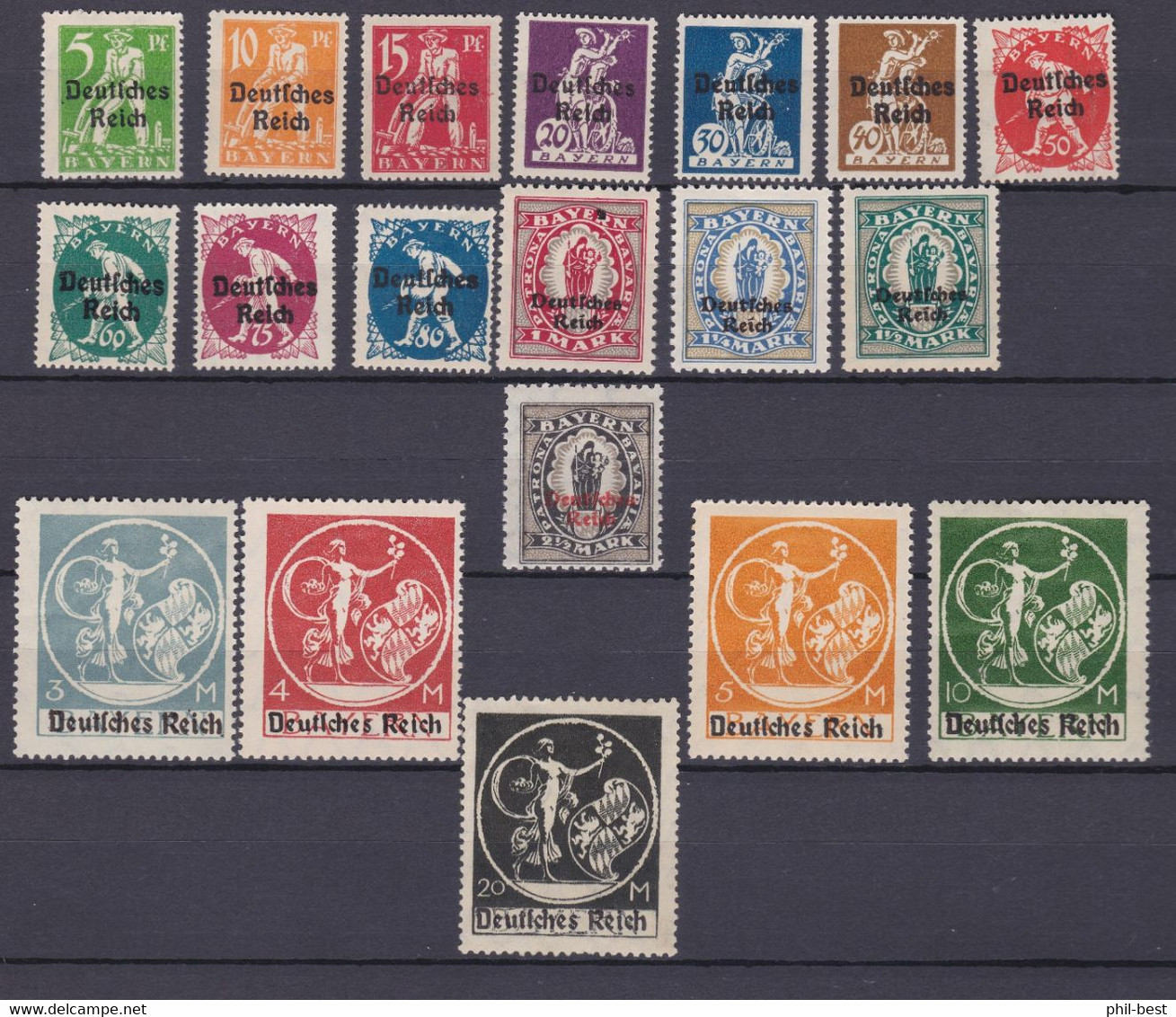 DR 229 - 238 Ohne 132, 2 M Postfrisch #V515 - Unused Stamps