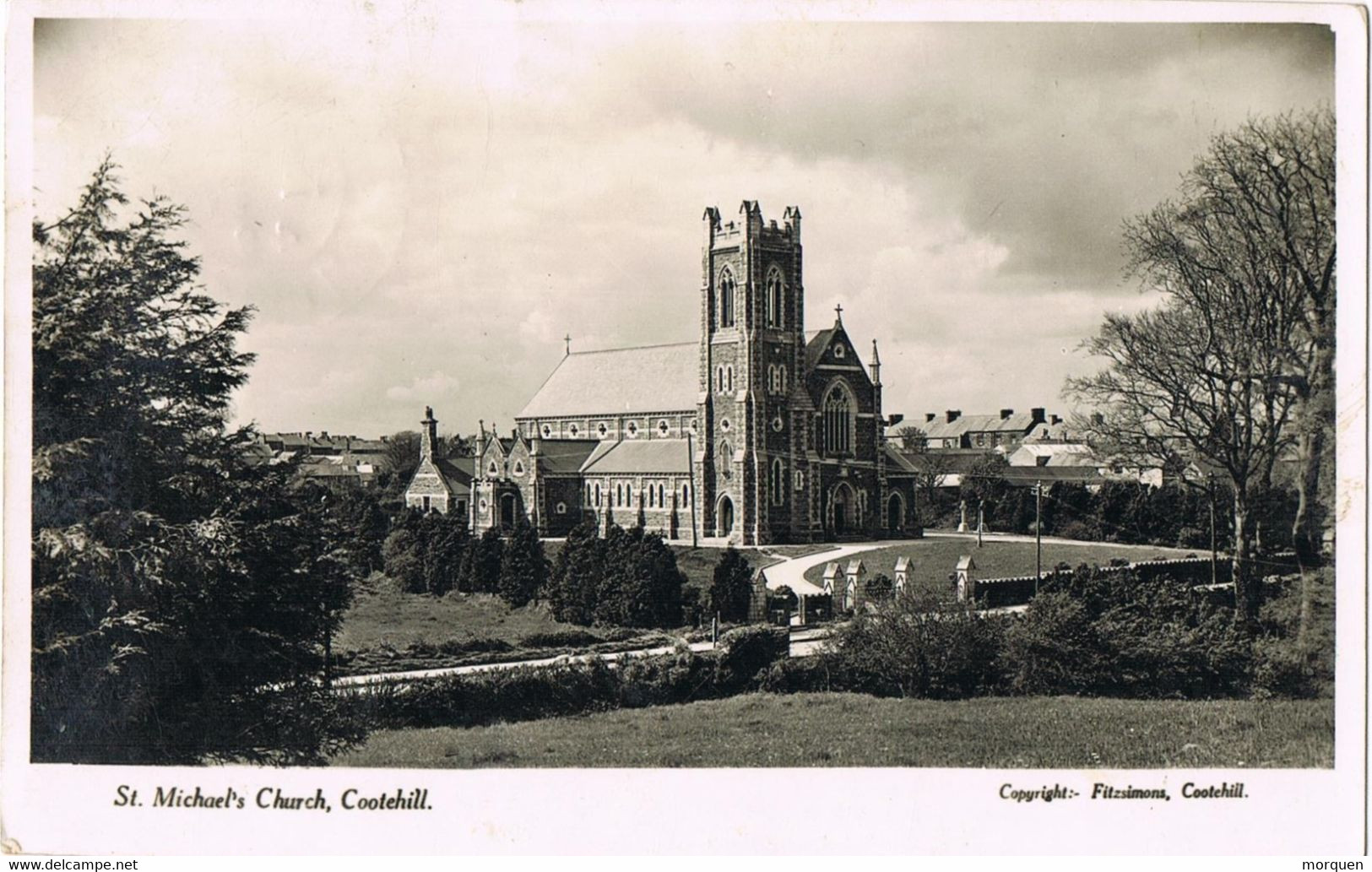 46356. Postal COOTEHILL (Cavan) Irlanda 1949. St. Michel's Church - Cartas & Documentos