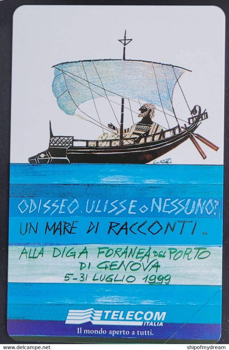 Italy. Telecom. F3124. Odisseo, Ulisse O Nessuno Ship. Mint. - Públicas Temáticas